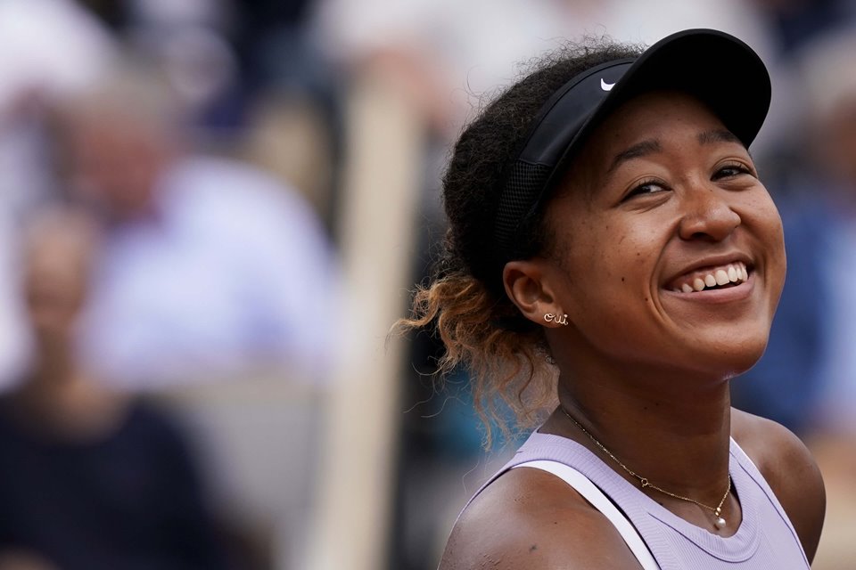 Naomi Osaka smiling