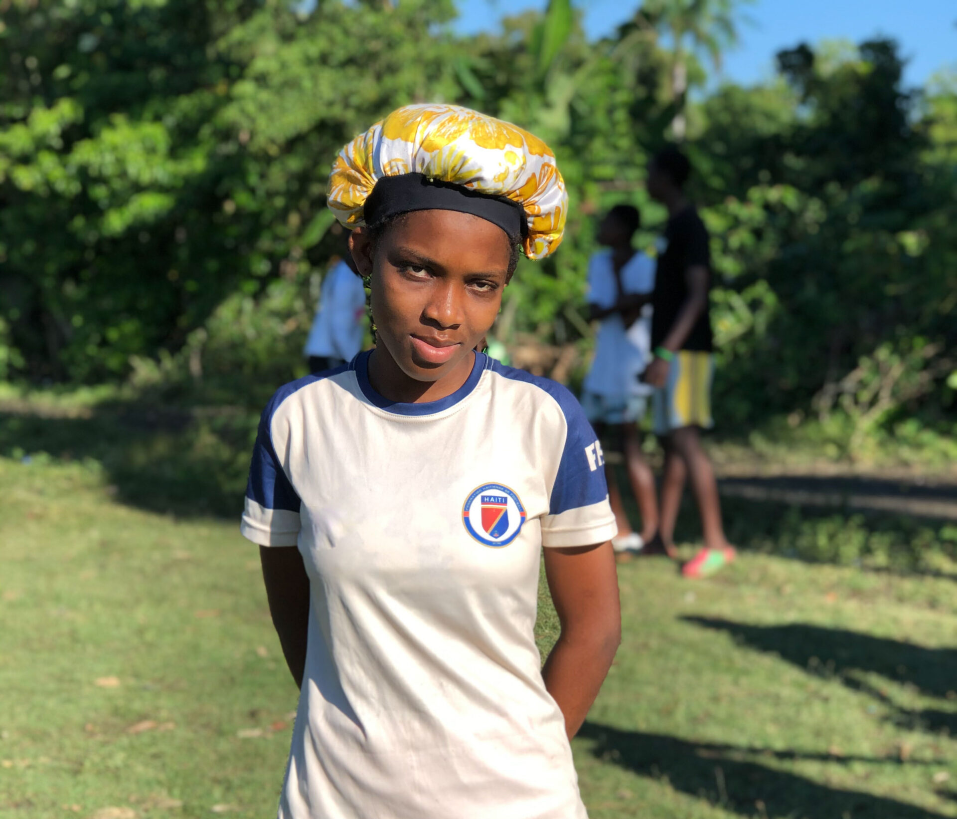 Photo of female Haitian soccer player