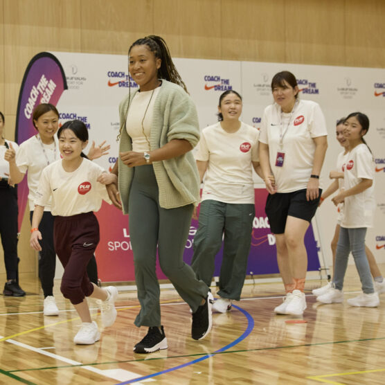 A girl and young woman do activity together